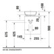 Duravit Aufsatzwaschtisch DuroCast + Sivida d 30cm, I.Fa Blassgrün m, Auß.Fa w m