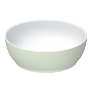 Duravit Aufsatzwaschtisch DuroCast + Sivida d 30cm, I.Fa w m, Auß.Farbe blassgrün ma