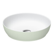 Duravit Aufsatzwaschtisch DuroCast + Sivida d 40cm, I.Fa w m, Auß.Farbe blassgrün ma