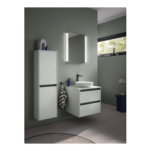 Duravit Aufsatzwaschtisch DuroCast + Sivida d 40cm, I.Fa w m, Auß.Farbe blassgrün ma