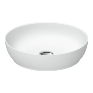 Duravit Aufsatzwaschtisch DuroCast + Sivida d= 40cm, weiß seidenmatt