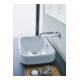 Duravit Aufsatzwaschtisch Happy D.2 60x40cm, geschli., o. HL, HLB, m ÜL, we-4