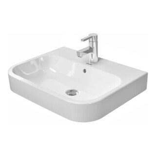 Duravit Aufsatzwaschtisch Happy D.2 60x46cm, geschli., m HL, ÜL, HLB, weiß