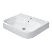 Duravit Aufsatzwaschtisch Happy D.2 60x46cm, geschli., m HL, ÜL, HLB, weiß-2