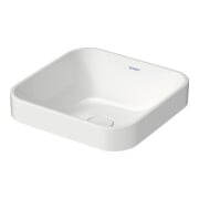 Duravit Aufsatzwaschtisch Happy D.2 Plus 40x40, gs, o HL, ÜL, HLB, we/anthr. ma