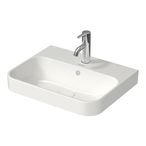 Duravit Aufsatzwaschtisch Happy D.2 Plus 50x40cm, geschli., o. HL, m ÜL, HLB, we