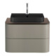 Duravit Aufsatzwaschtisch Happy D.2 Plus 50x40cm, gs, m HL, ÜL, HLB, anthr. m-1