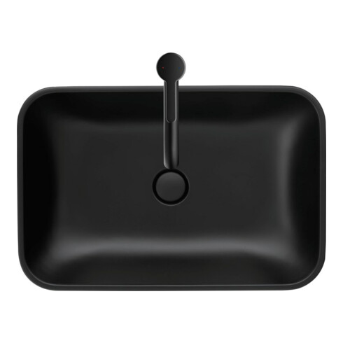Duravit Aufsatzwaschtisch Happy D.2 Plus 60x40cm, gs, o HL, ÜL, HLB, anthr. ma WG