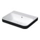 Duravit Aufsatzwaschtisch Happy D.2 Plus 60x46, gs, o HL, m ÜL, HLB, we/anthr. ma-1