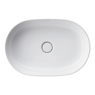 Duravit Aufsatzwaschtisch Luv 60x40cm, geschli., o. HL, ÜL, HLB, weiß