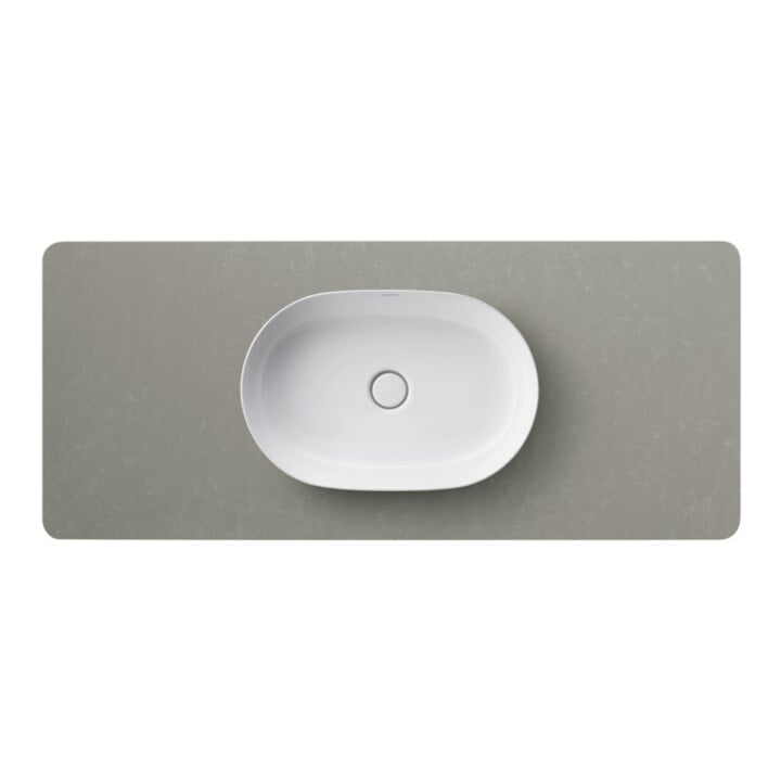 Duravit Aufsatzwaschtisch Luv 60x40cm, geschli., o. HL, ÜL, HLB, weiß