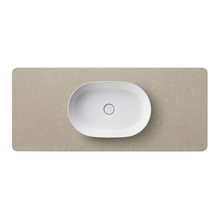 Duravit Aufsatzwaschtisch Luv 60x40cm, geschli., o. HL, ÜL, HLB, weiß