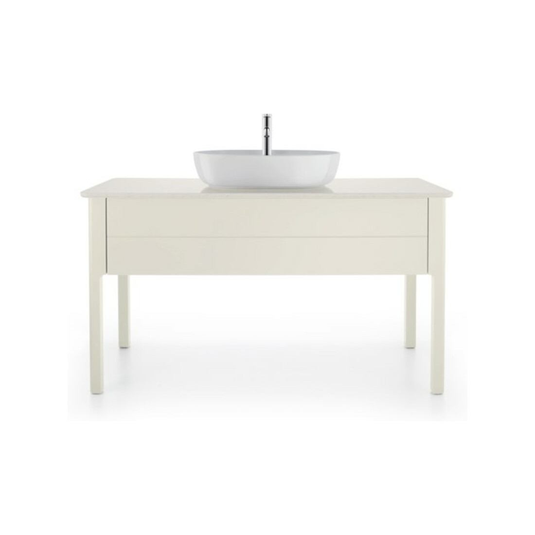 Duravit Aufsatzwaschtisch Luv 60x40cm, gs, m HL, o. ÜL, m HLB, we