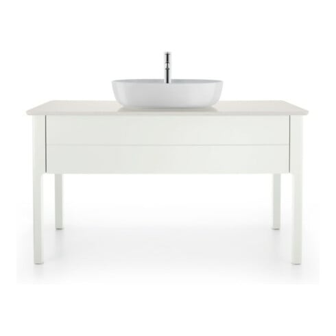 Duravit Aufsatzwaschtisch Luv 60x40cm, gs, m HL, o. ÜL, m HLB, we