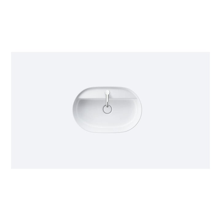 Duravit Aufsatzwaschtisch Luv 60x40cm, gs, m HL, o. ÜL, m HLB, we