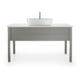Duravit Aufsatzwaschtisch Luv 60x40cm, gs, m HL, o. ÜL, m HLB, we-4