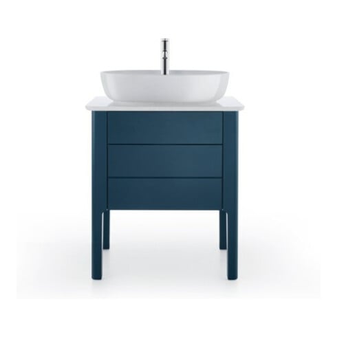Duravit Aufsatzwaschtisch Luv 60x40cm, gs, m HL, o. ÜL, m HLB, we