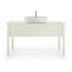Duravit Aufsatzwaschtisch Luv 60x40cm, gs, m HL, o. ÜL, m HLB, we WG-2