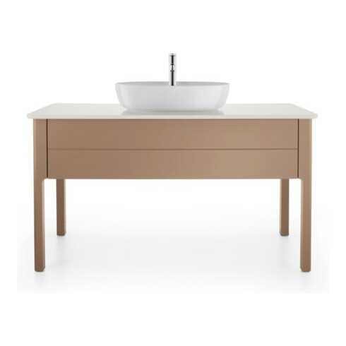 Duravit Aufsatzwaschtisch Luv 60x40cm, gs, m HL, o. ÜL, m HLB, we WG