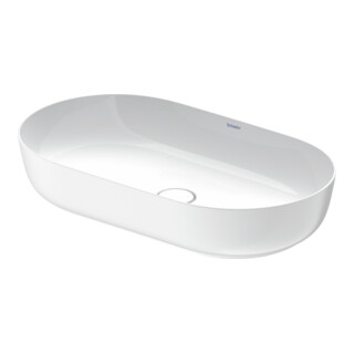 Duravit Aufsatzwaschtisch Luv 70x40cm, geschli., o. HL, ÜL, HLB, we/we
