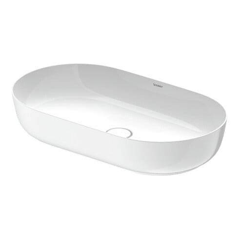 Duravit Aufsatzwaschtisch Luv 70x40cm, geschli., o. HL, ÜL, HLB, we/we