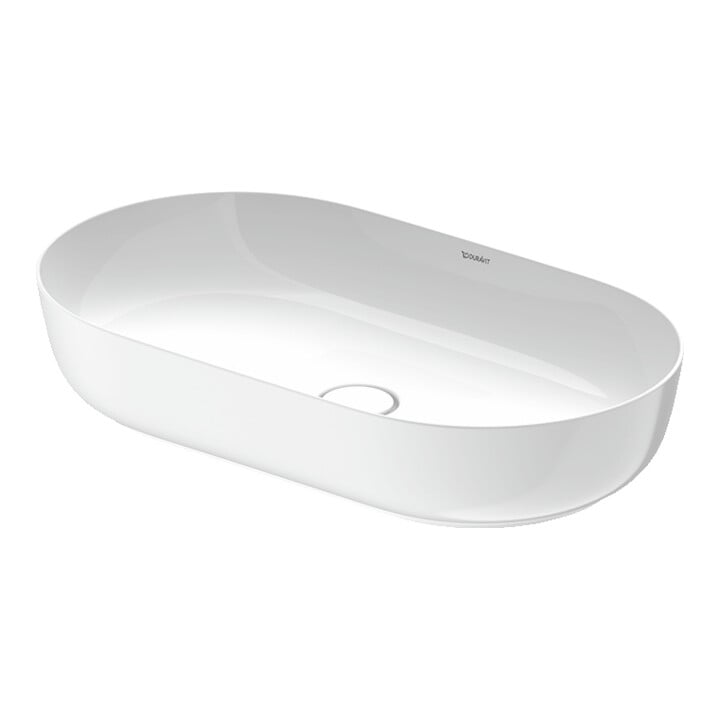 Duravit Aufsatzwaschtisch Luv 70x40cm, geschli., o. HL, ÜL, HLB, we/we