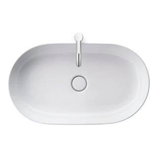 Duravit Aufsatzwaschtisch Luv 70x40cm, geschli., o. HL, ÜL, HLB, weiß