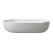 Duravit Aufsatzwaschtisch Luv 70x40cm, gs, o L, Ü, HLB, we/grau s-matt