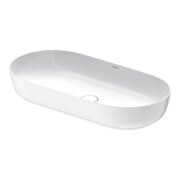 Duravit Aufsatzwaschtisch Luv 80x40cm, geschli., o. HL, ÜL, HLB, we/we