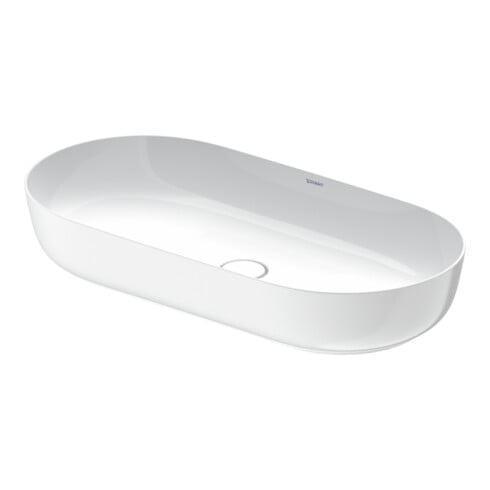 Duravit Aufsatzwaschtisch Luv 80x40cm, geschli., o. HL, ÜL, HLB, we/we