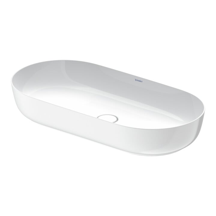 Duravit Aufsatzwaschtisch Luv 80x40cm, geschli., o. HL, ÜL, HLB, we/we