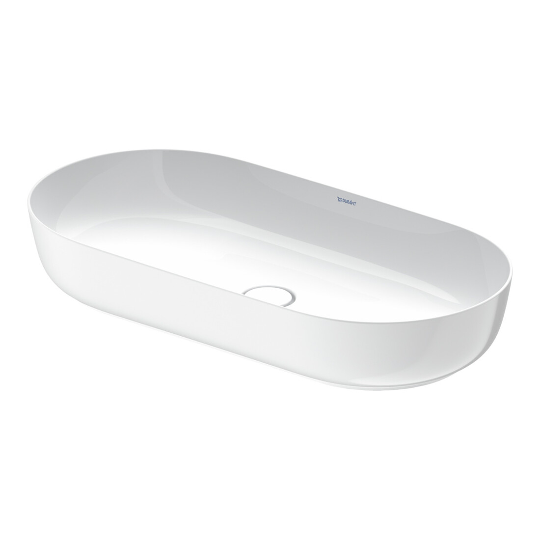 Duravit Aufsatzwaschtisch Luv 80x40cm, geschli., o. HL, ÜL, HLB, we/we
