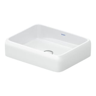 Duravit Aufsatzwaschtisch Qatego 50x40cm, o Ü, o. Hahnloch-/bank, we. hgl