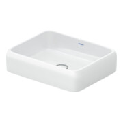 Duravit Aufsatzwaschtisch Qatego 50x40cm, o Ü, o. Hahnloch-/bank, we. hgl