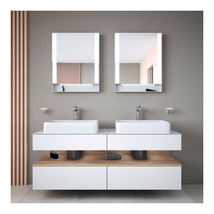 Duravit Aufsatzwaschtisch Qatego 50x40cm, o Ü, o. Hahnloch-/bank, we. hgl