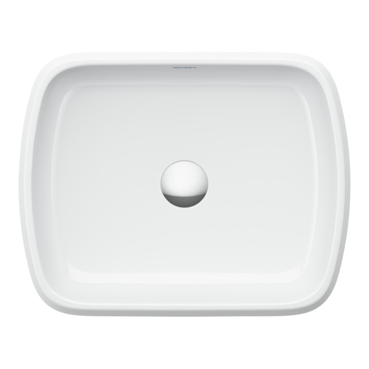 Duravit Aufsatzwaschtisch Qatego 50x40cm, we. hgl, o. ÜL, o. Hahnlochbank
