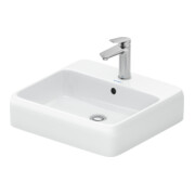 Duravit Aufsatzwaschtisch Qatego 50x47cm, we. hgl, m Hahnl., ÜL, Hahnloch
