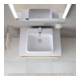 Duravit Aufsatzwaschtisch Qatego 50x47cm, we. hgl, m Hahnl., ÜL, Hahnloch-2