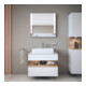 Duravit Aufsatzwaschtisch Qatego 60x47cm, we. hgl, m Hahnl., ÜL, Hahnloch-2