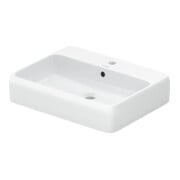 Duravit Aufsatzwaschtisch Qatego 60x47cm, we. hgl, m Hahnl., ÜL, Hahnloch-4