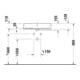 Duravit Aufsatzwaschtisch Qatego 60x47cm, we. hgl, m Hahnl., ÜL, Hahnloch