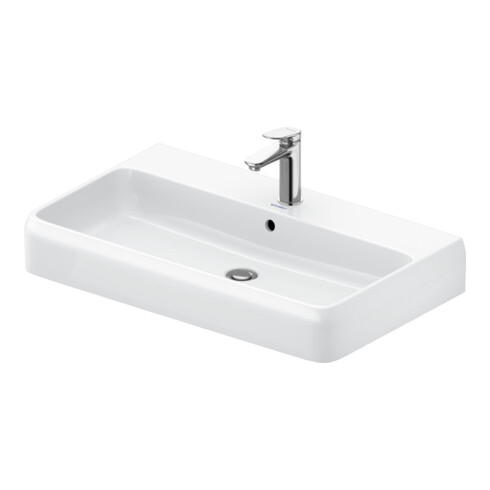 Duravit Aufsatzwaschtisch Qatego 80x47cm, w g, m HL, Ü, HL, geschli.