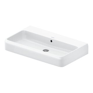 Duravit Aufsatzwaschtisch Qatego 80x47cm, w g, o HL, m Ü, HL, geschli.