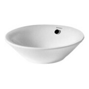 Duravit Aufsatzwaschtisch Starck 1 d 53cm, gs, w WG, o HL, m Ü, o. Hahnloch