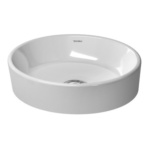 Duravit Aufsatzwaschtisch Starck 2 43,5x39,5cm, gs, o. HL, ÜL, HLB, we