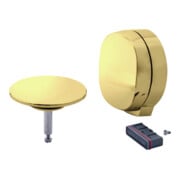 Duravit Ausst.-Set f.Ab.-Überlaufgarnitur m.Zulauf f.BW,Gold Poliert
