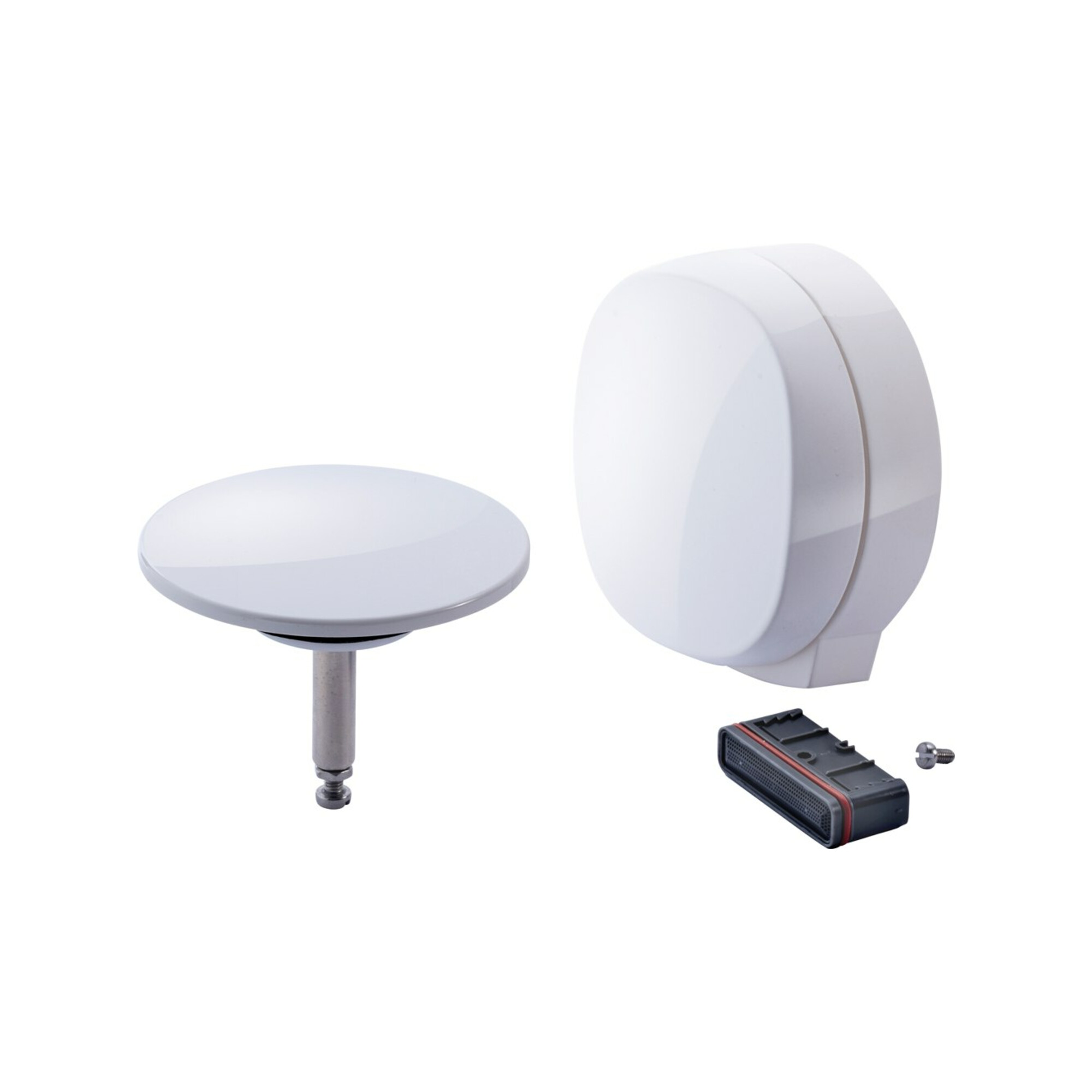 Duravit Ausstattungs-Set für Wanneneinlauf, weiß glänzend