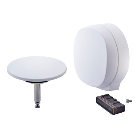 Duravit Ausstattungs-Set für Wanneneinlauf, weiß matt