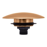 Duravit Ausstattungs-Set Push-open Ventil, Bronze gebürstet