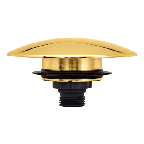 Duravit Ausstattungs-Set Push-open Ventil, Gold poliert